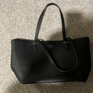 Kate spade small tote bag - black - used condition